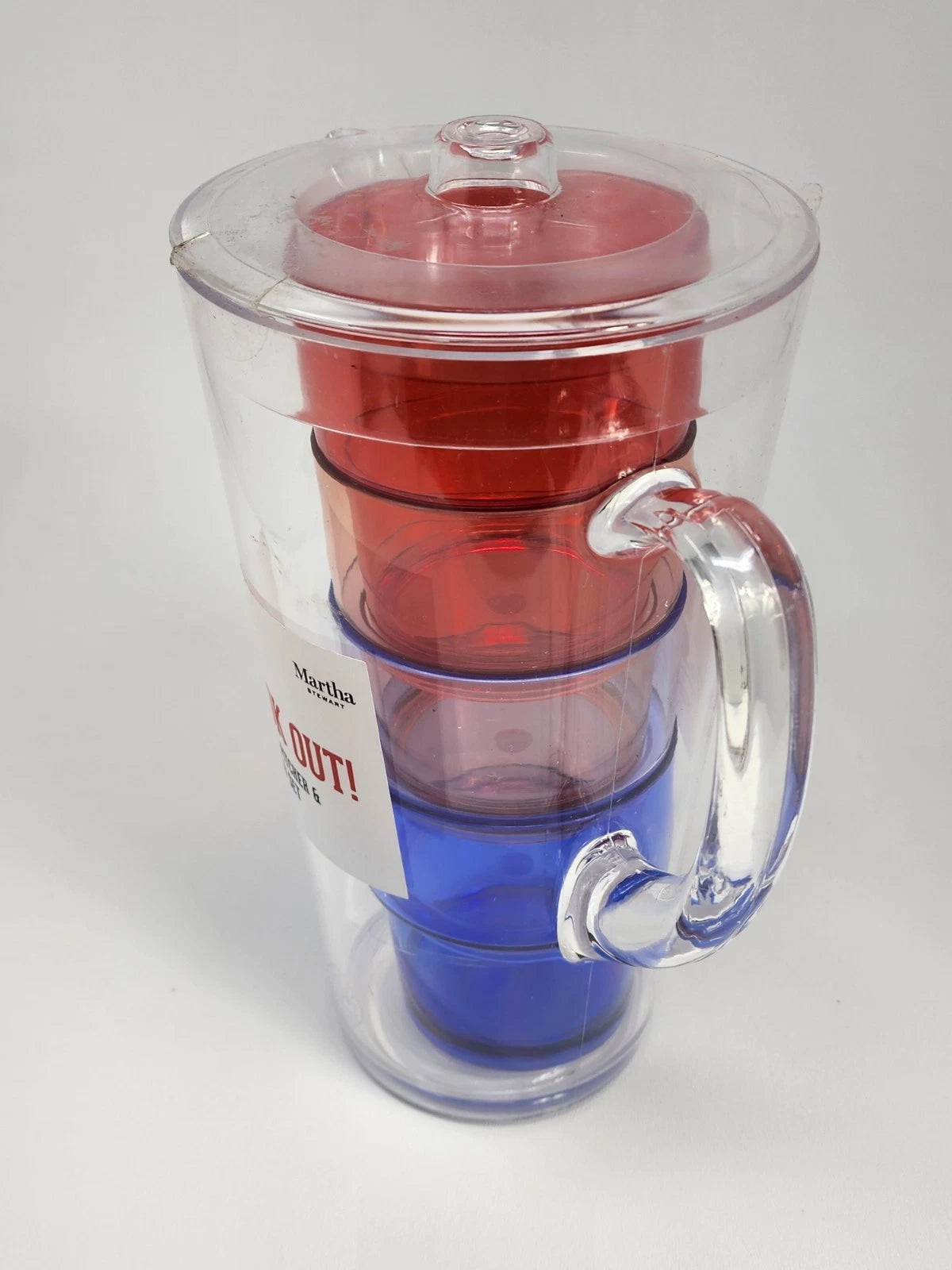 Martha Stewart Collection Acrylic Pitcher and 4 Glasses, 5-Pc. Set | eBay