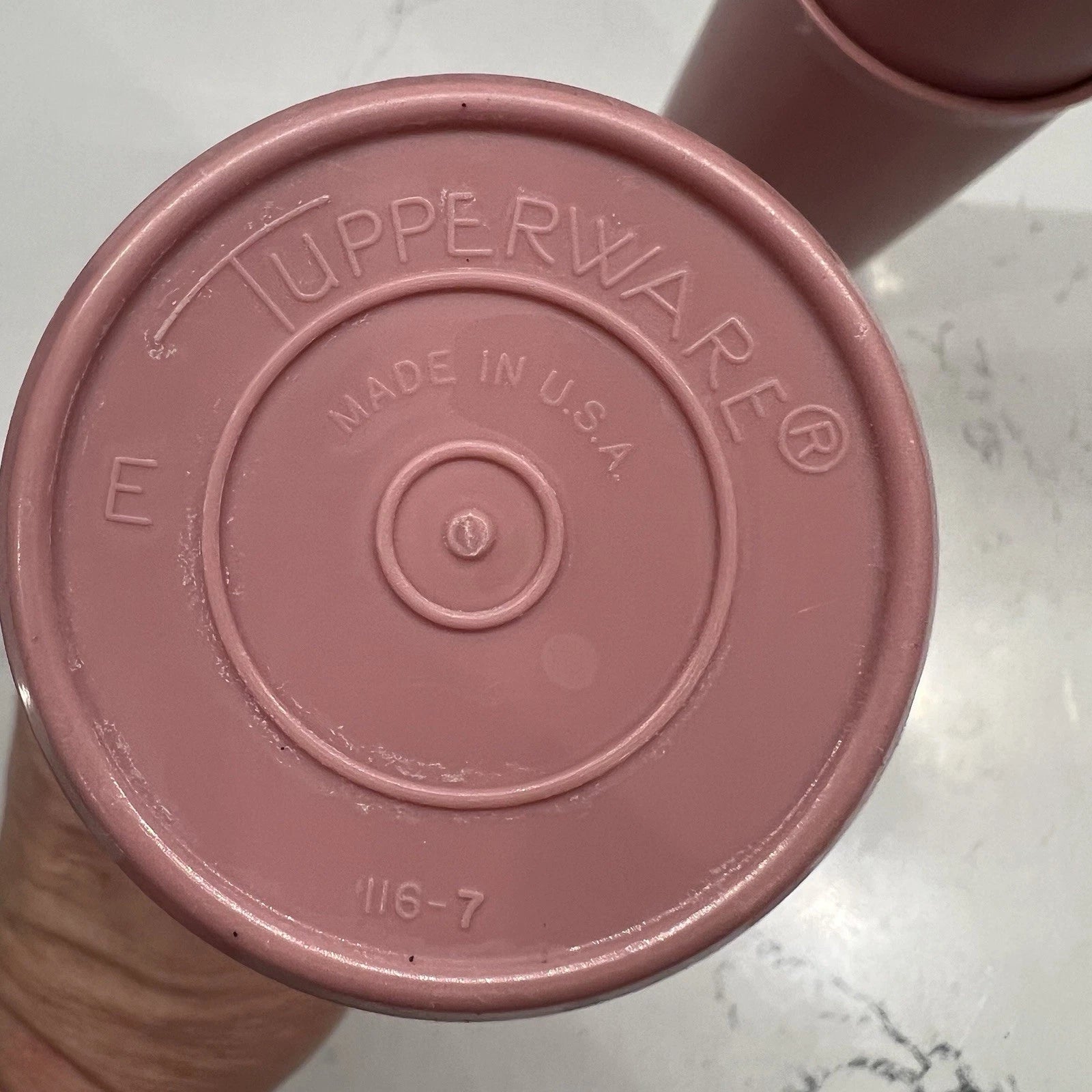 Vintage Tupperware Pink Tall Tumblers Set of 6 116-7 Made in USA Retro Cups | eBay