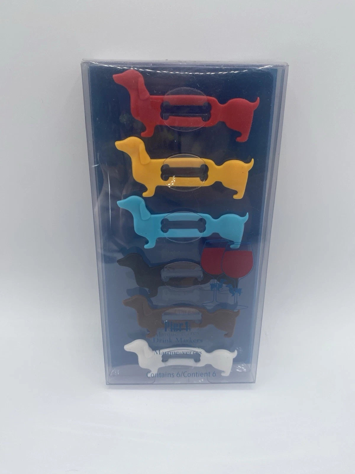 Pier 1 Imports Dog Drink Markers Party Dachshund Weiner Dog Set of (6) | eBay