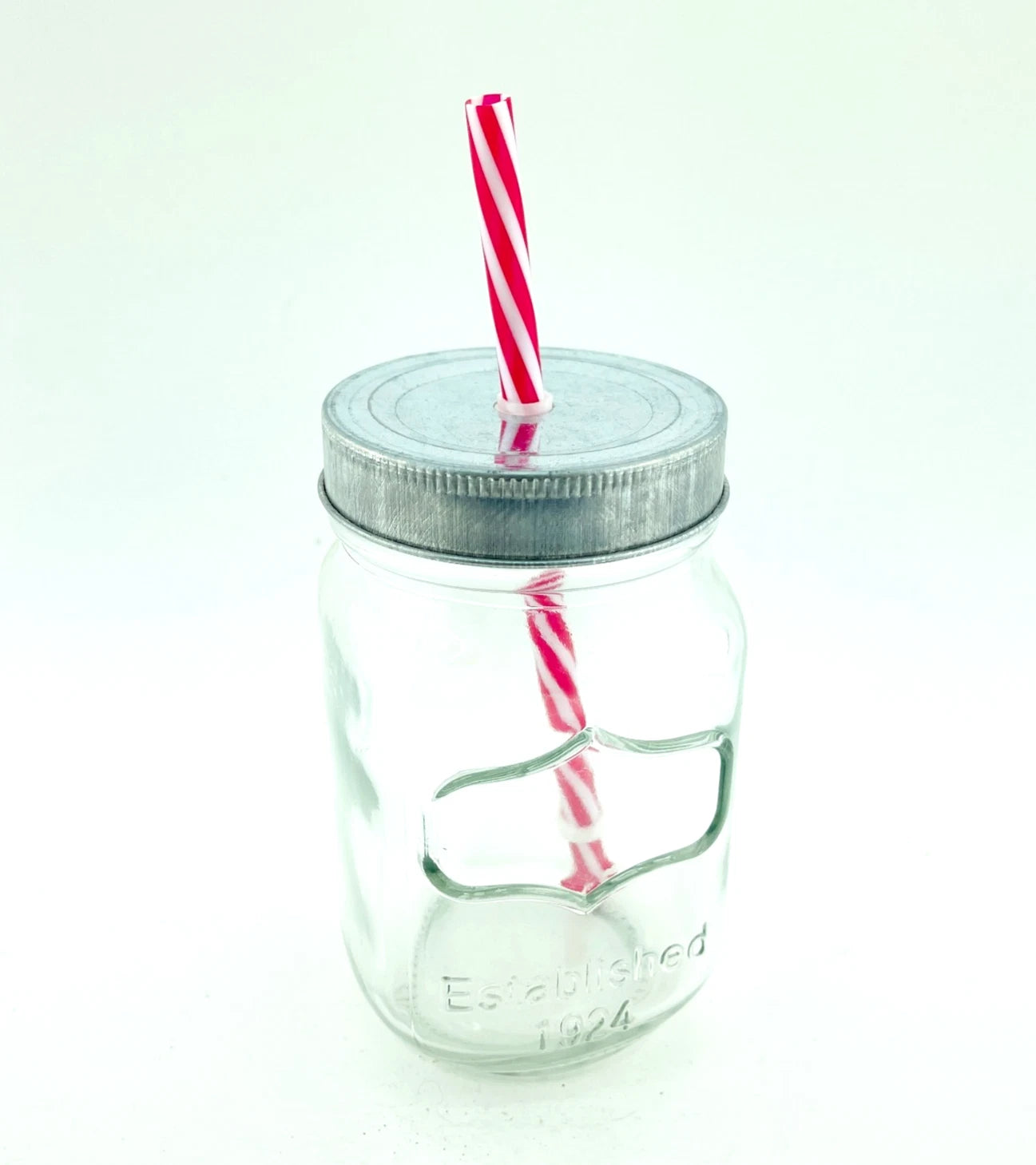 6 Ball Mason Pint Jars 1924 Better Homes & Gardens Lids Straws Galvanized Caddy | eBay