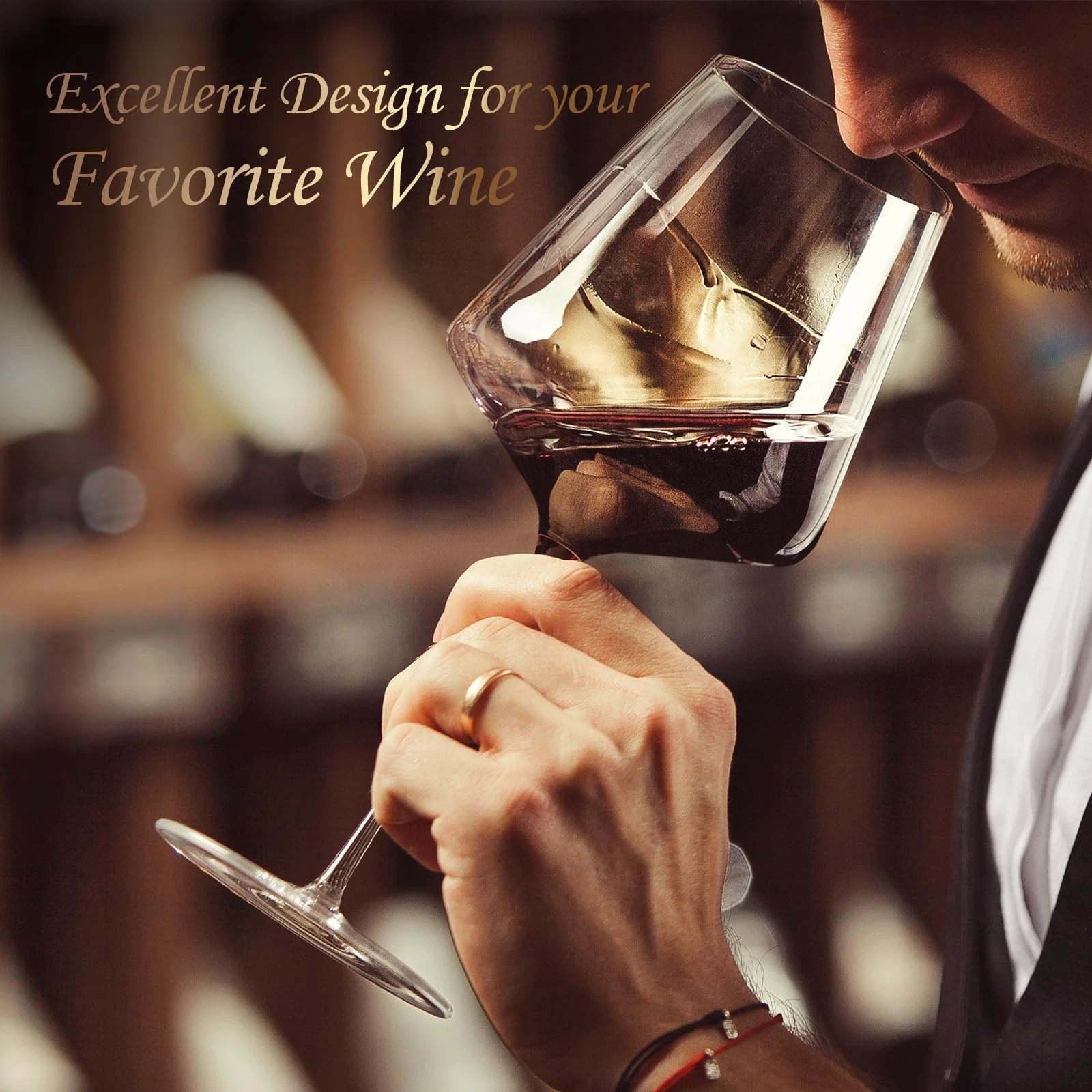 21Oz Wine Glasses Set of 6, Premium Crystal Large White Wine or Red Wine Glas... | eBay