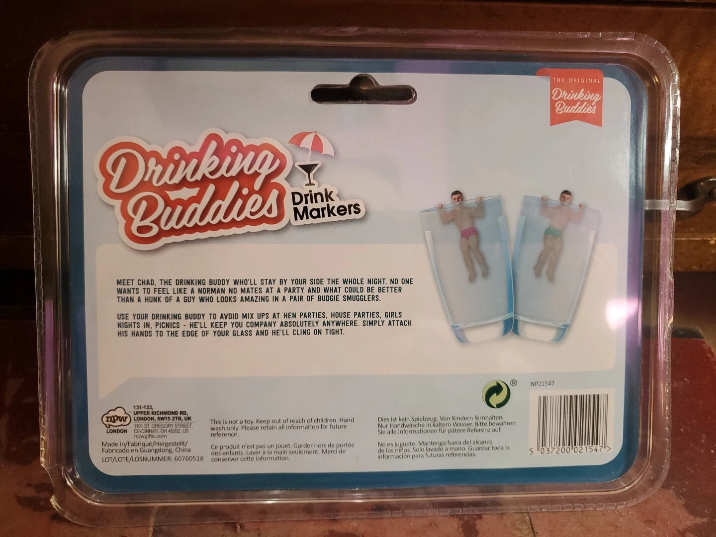 Drinking Buddies Drink Markers Set Of 6 New Sealed Package. DZ542 | eBay