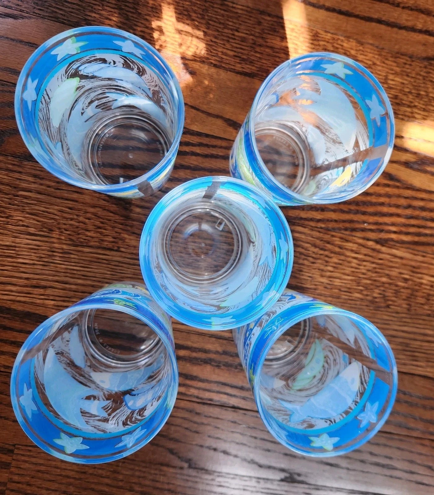 *5* Vintage Precisioncraft Sea Life Acrylic Tumbler 6" Ocean Fish Glasses Canada | eBay