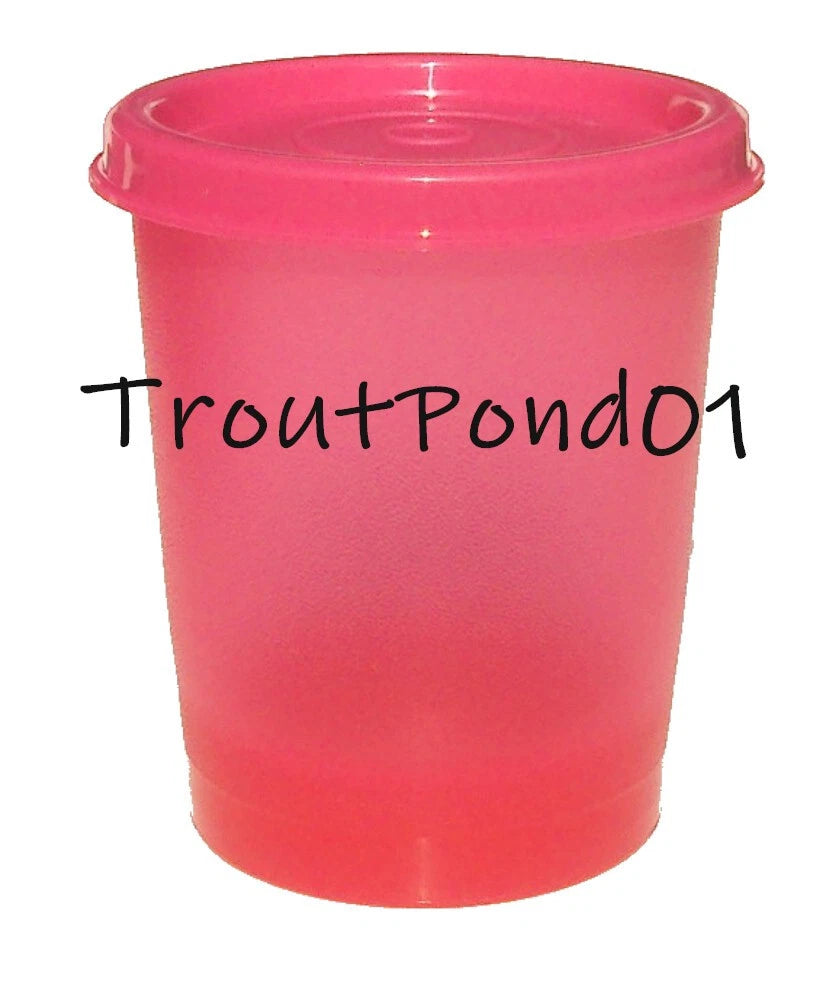 Tupperware Tumblers Small 6 oz Cups Vtg Style Textured Weighted Bottom Lids Pink | eBay