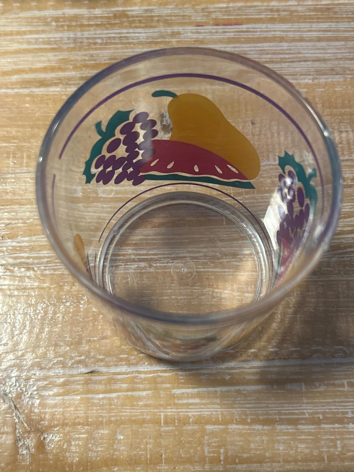 Vintage Acrylic 4" Fruit Pattern Tumblers (set of 6) | eBay
