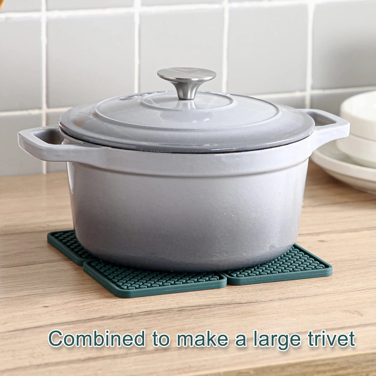 Colinda Silicone Drink Coasters with Holder, Set of 6, for Tabletop Protectio... | eBay