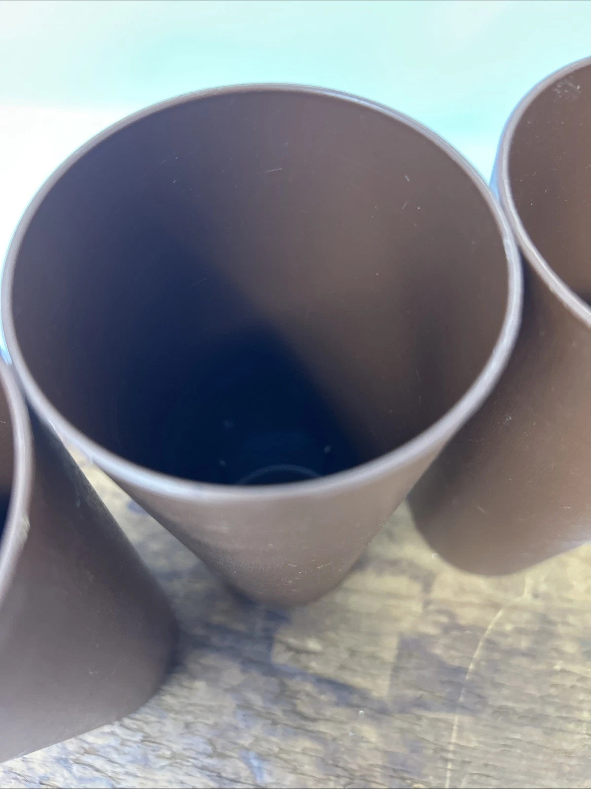 Vintage NASCO 1970s Mushrooms Brown Plastic Cups Set of 5 Tumblers | eBay