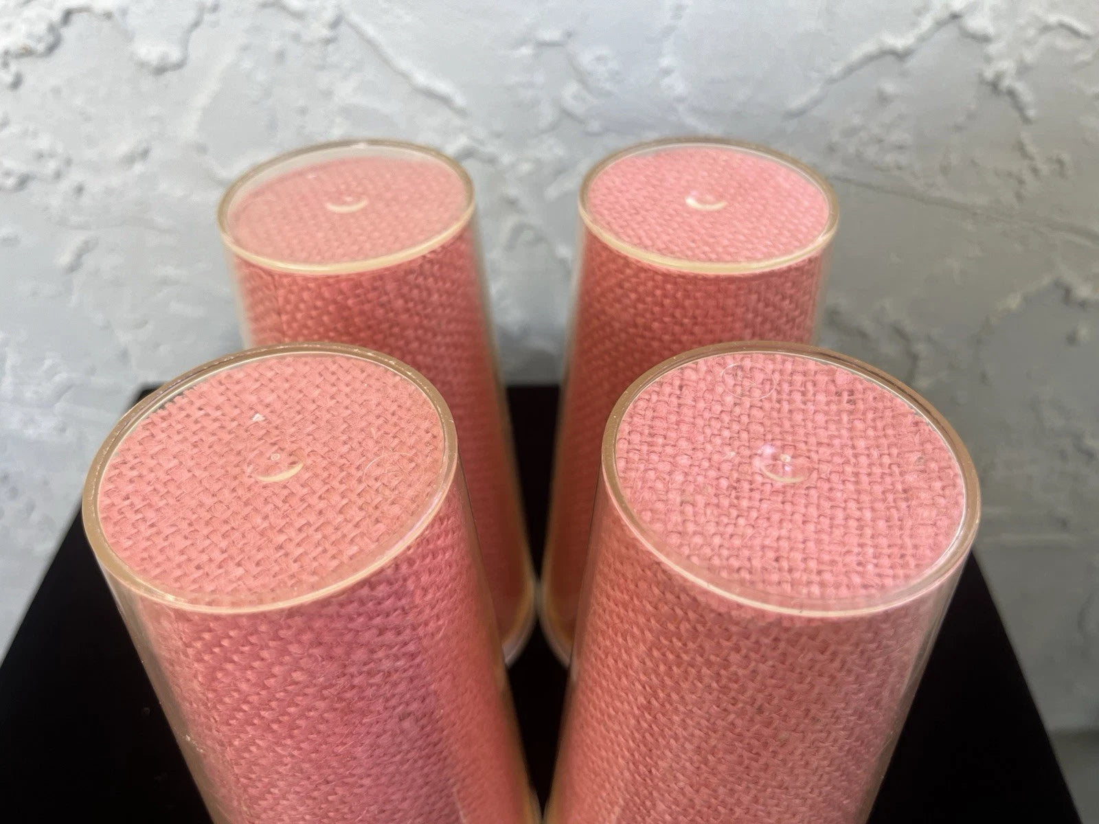 RAFFIAWARE Pink Weave MCM Thermal Plastic Tumblers 10 Oz Set (of 4) | eBay