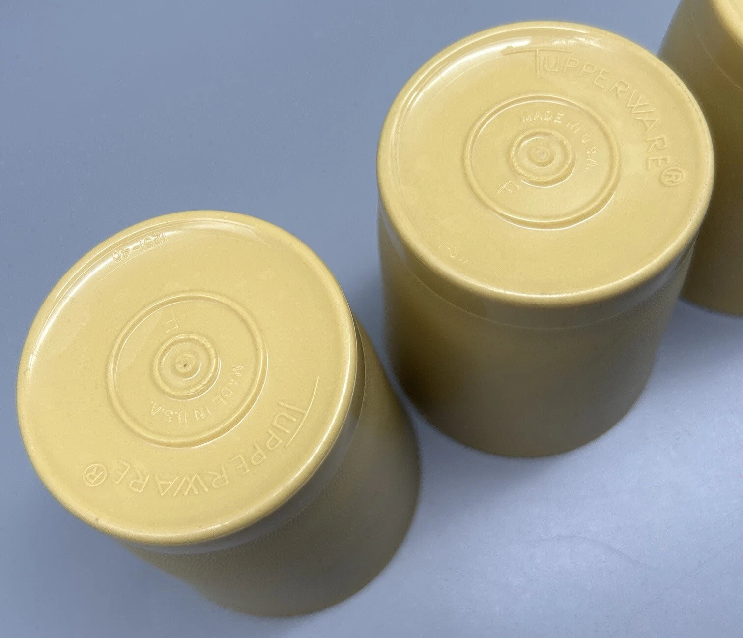 Vintage Tupperware (Set of 4) Harvest Gold 6 oz Tumblers Cups #1251 Retro | eBay