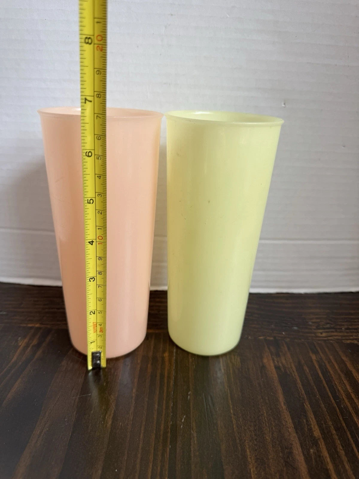 2 Tupperware Pastel Colors 16 oz Tall Tumblers Cups #107 W/O Lids | eBay