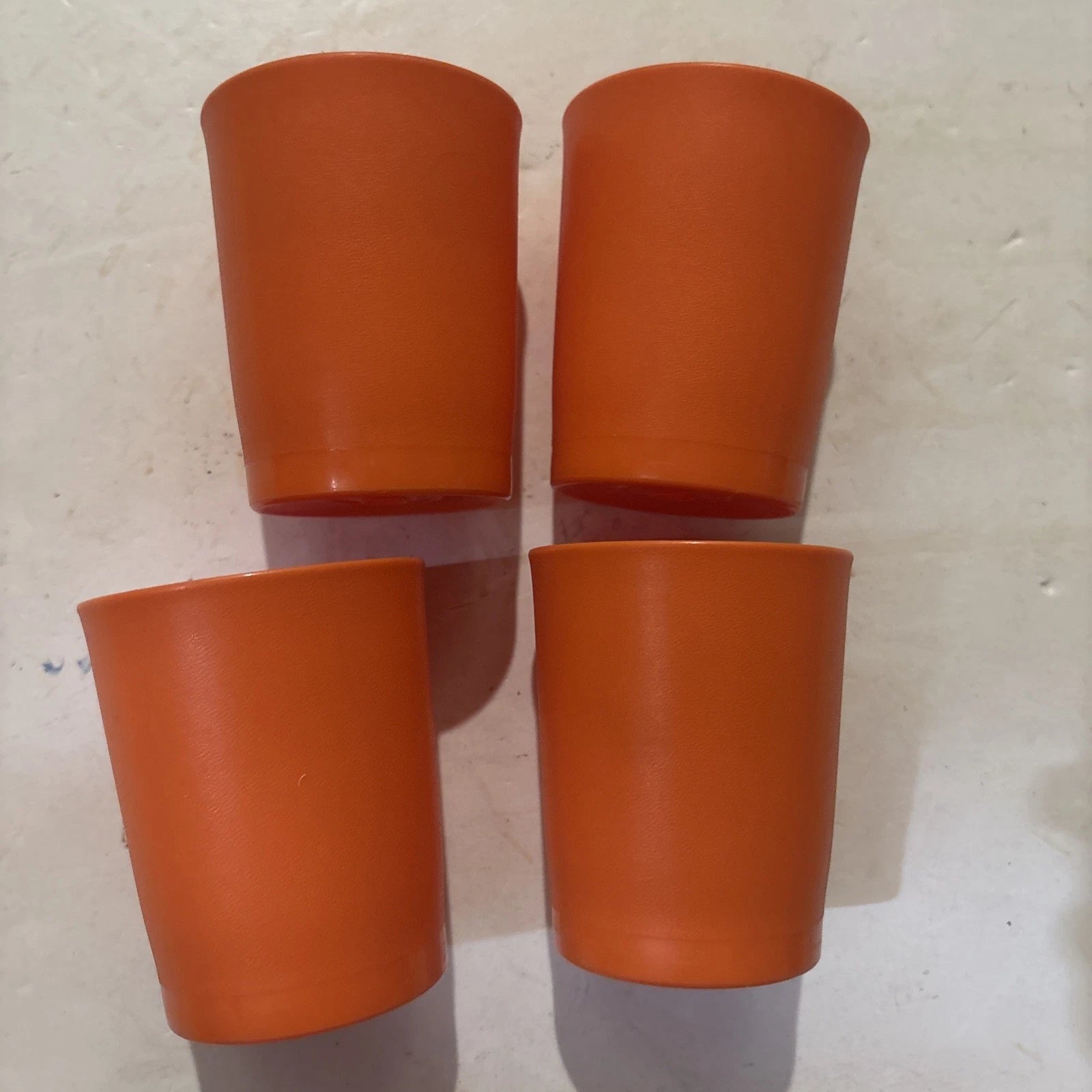 Vintage Tupperware 6oz Orange Juice Cup Tumblers #1251 Set Of 4 | eBay