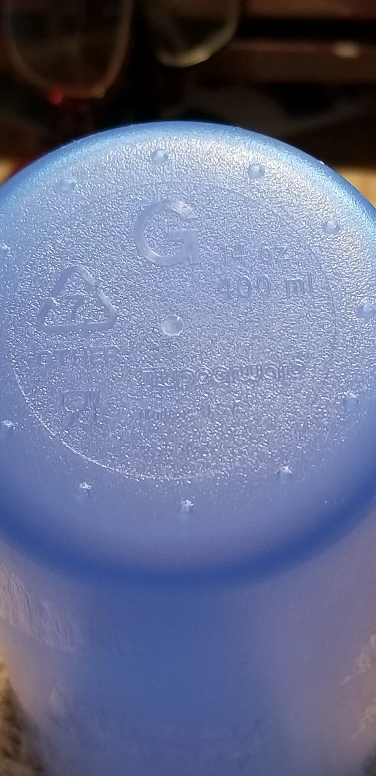 Set of 6-Tupperware 2 Jazzy Celebration 14 Oz Geo-Embossed Tumblers Blue | eBay