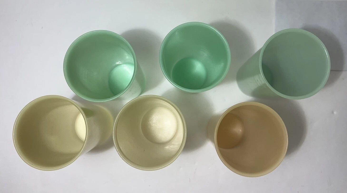 Vintage Tupperware 12 Oz Pastel Tall Tumblers Set of 6 Retro Style Tumblers | eBay