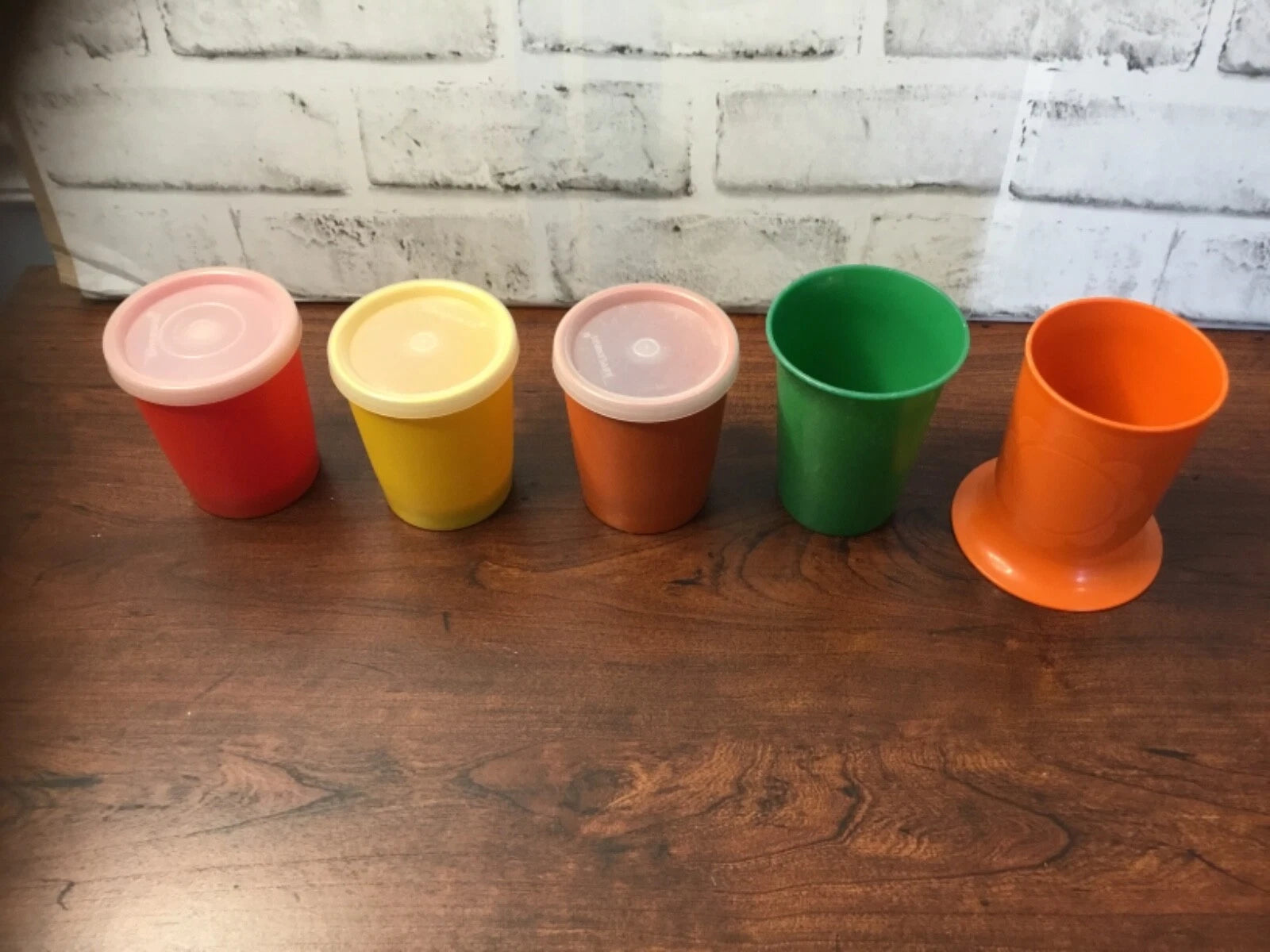 Vintage Tupperware Tumblers Lot of 5 (3 with lids) - 6 oz | eBay