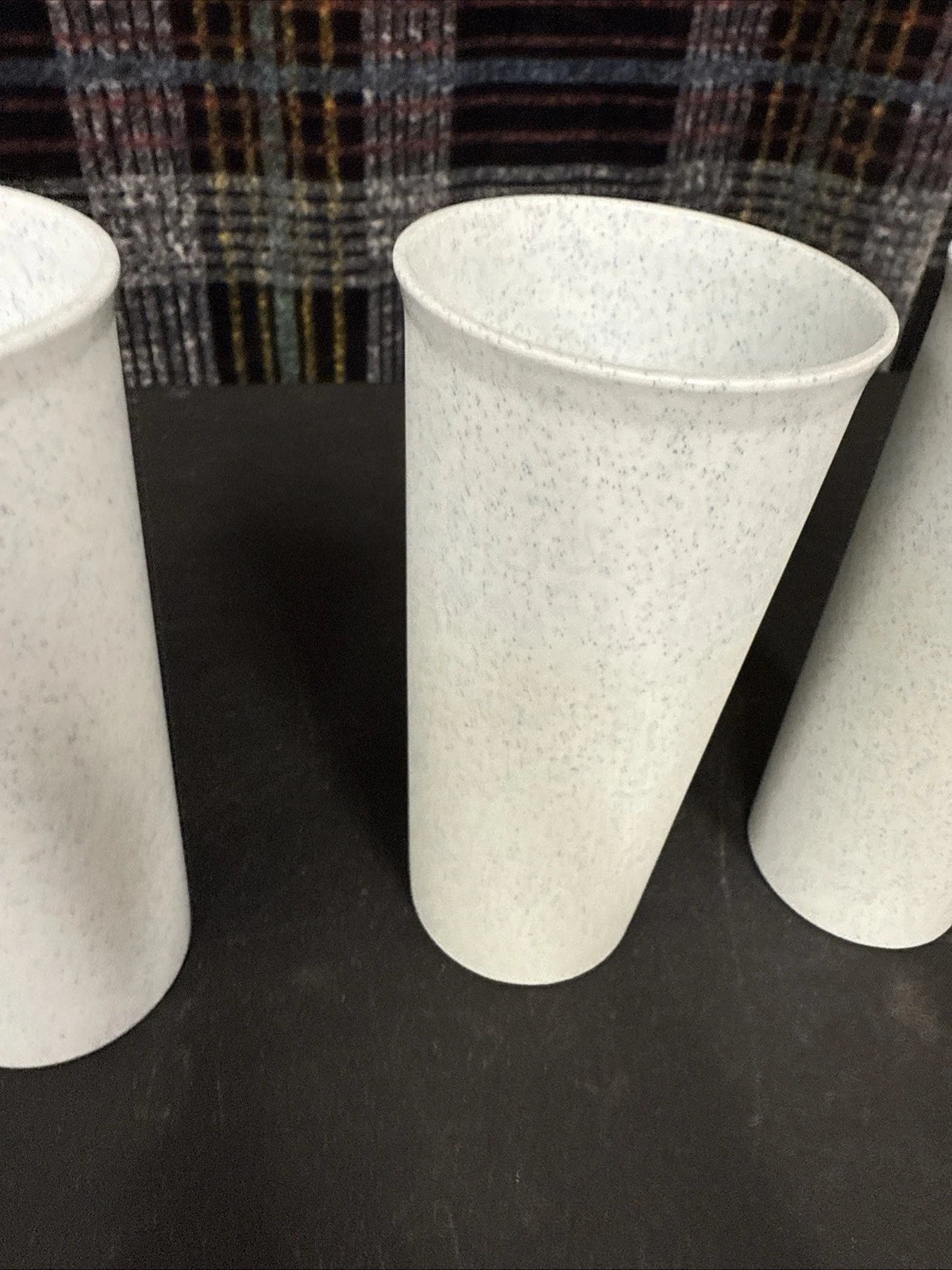 NEW OLD STOCK Tupperware Speckled Fireworks Tumblers 12 oz Cups Set of 4 Vintage | eBay