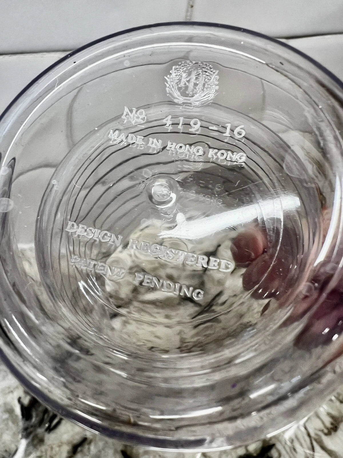 6 VTG NEW Insulated Clear Acrylic Bar Tumblers Interpur Poker Cards Hong Kong | eBay