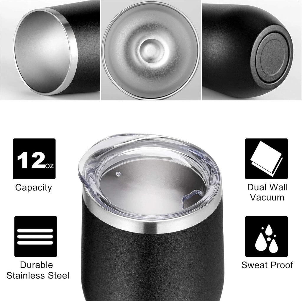 Versatile 6 Pack Stainless Steel Tumblers - Insulated for All Hot or Cold Drinks | eBay