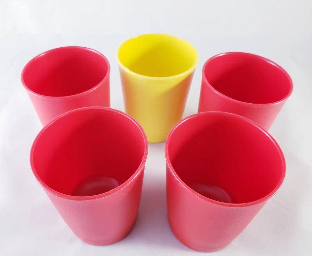 Vintage Tupperware Tumblers 6 oz. Juice Cups Set of 5 #1251 | eBay