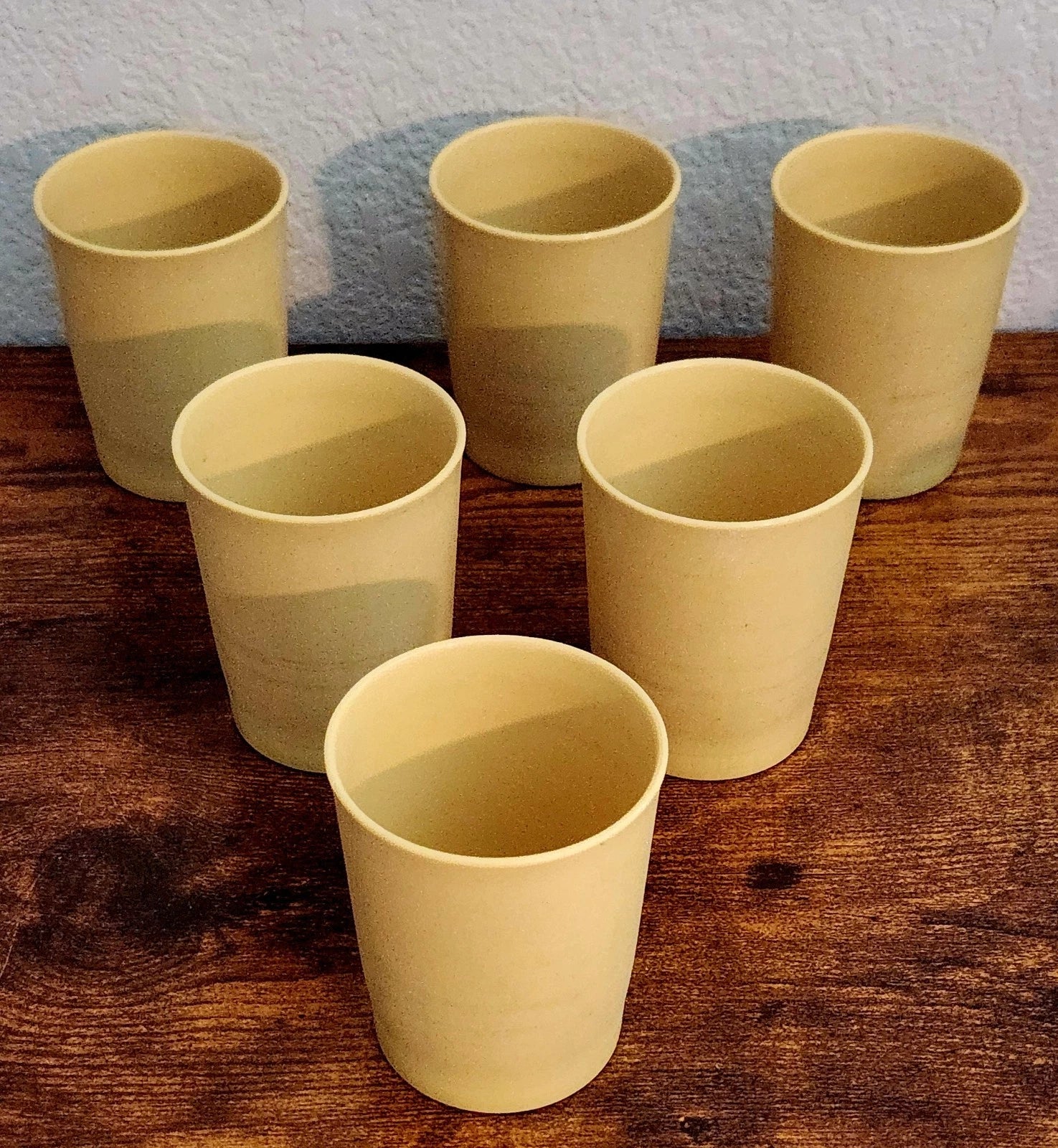 Tupperware Tumblers #1251 Set of 6 Harvest Gold 6oz Juice Cups Vintage | eBay