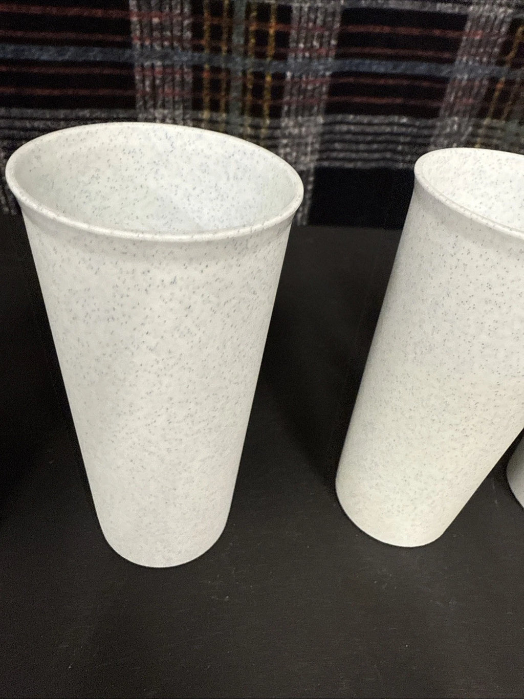 NEW OLD STOCK Tupperware Speckled Fireworks Tumblers 12 oz Cups Set of 4 Vintage | eBay