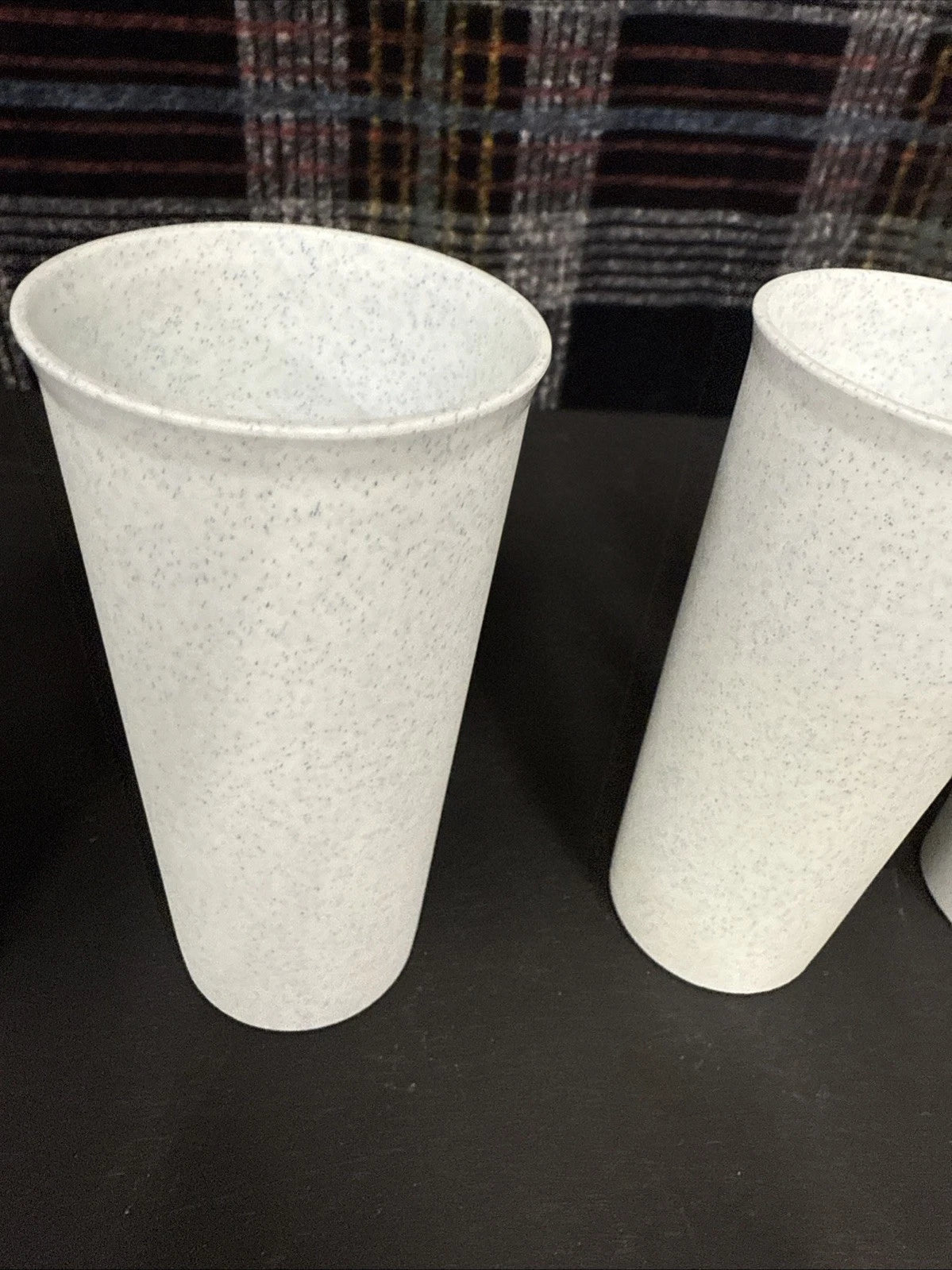 NEW OLD STOCK Tupperware Speckled Fireworks Tumblers 12 oz Cups Set of 4 Vintage | eBay