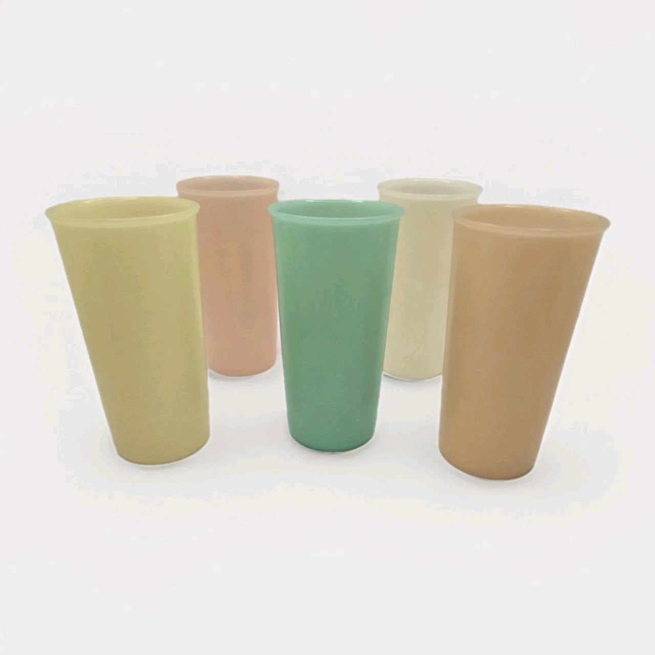 Tupperware Pastel 6oz Juice Tumblers 117-13 Set Of 5 Vintage Tupperware | eBay