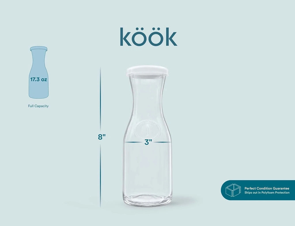 Carafe Pitchers, by Kook, Mini Carafes- set of 6, Beverage Dispensers | eBay