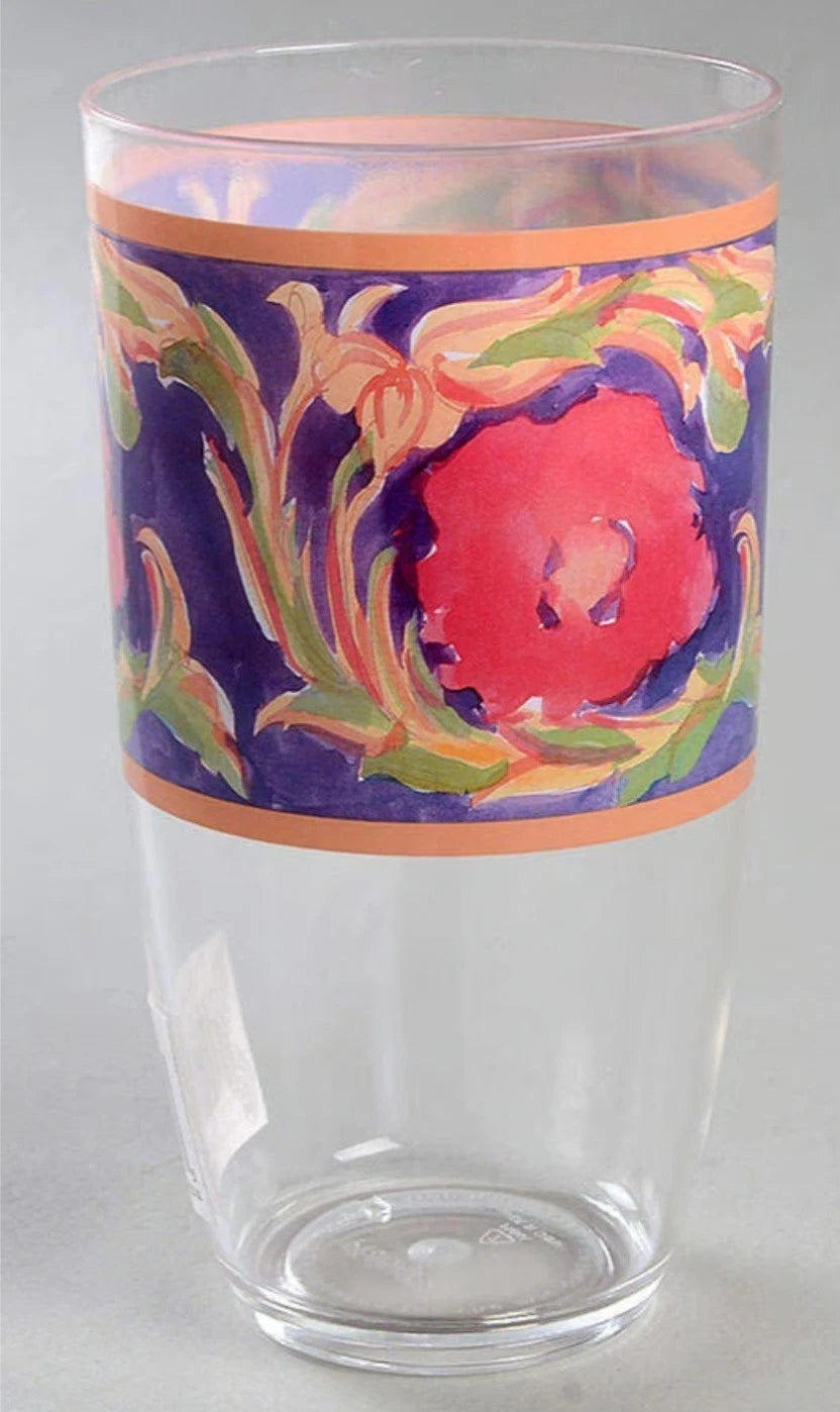 Pfaltzgraff Villa Della Luna NEW Set of 12 Acrylic Tumblers 6 1/2" Tall x 3 1/2" | eBay