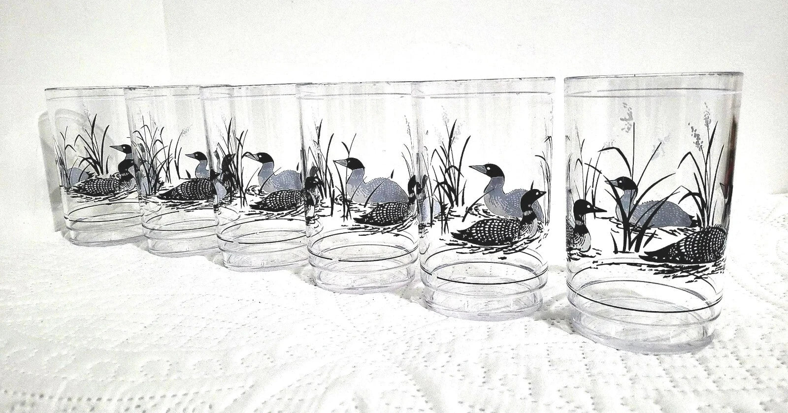 Vintage Libbey Black Duck Plastic Tumblers, Set of 6, 1960s Barware | eBay