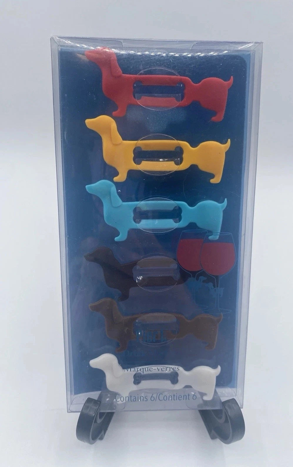 Pier 1 Imports Dog Drink Markers Party Dachshund Weiner Dog Set of (6) | eBay