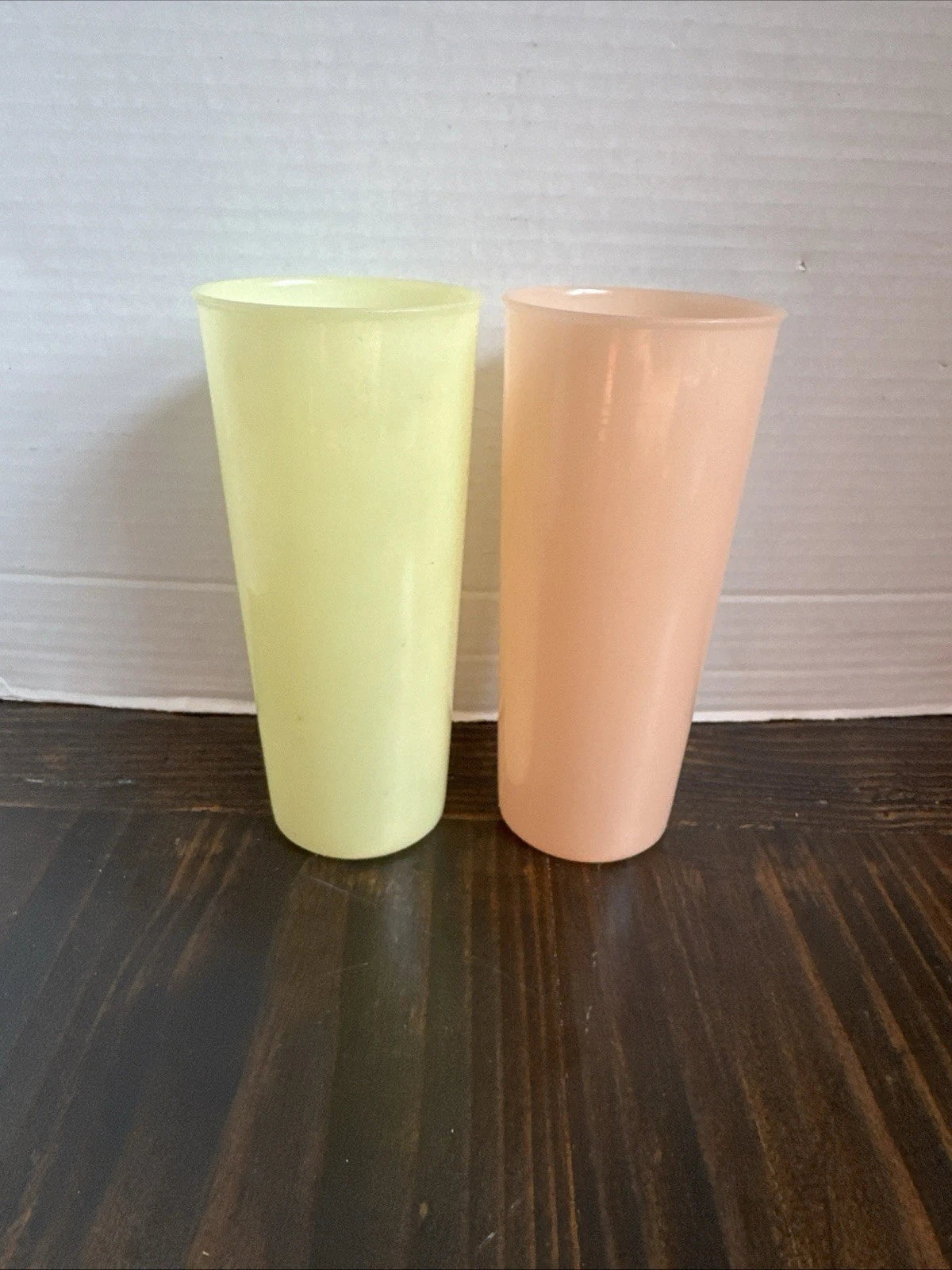 2 Tupperware Pastel Colors 16 oz Tall Tumblers Cups #107 W/O Lids | eBay