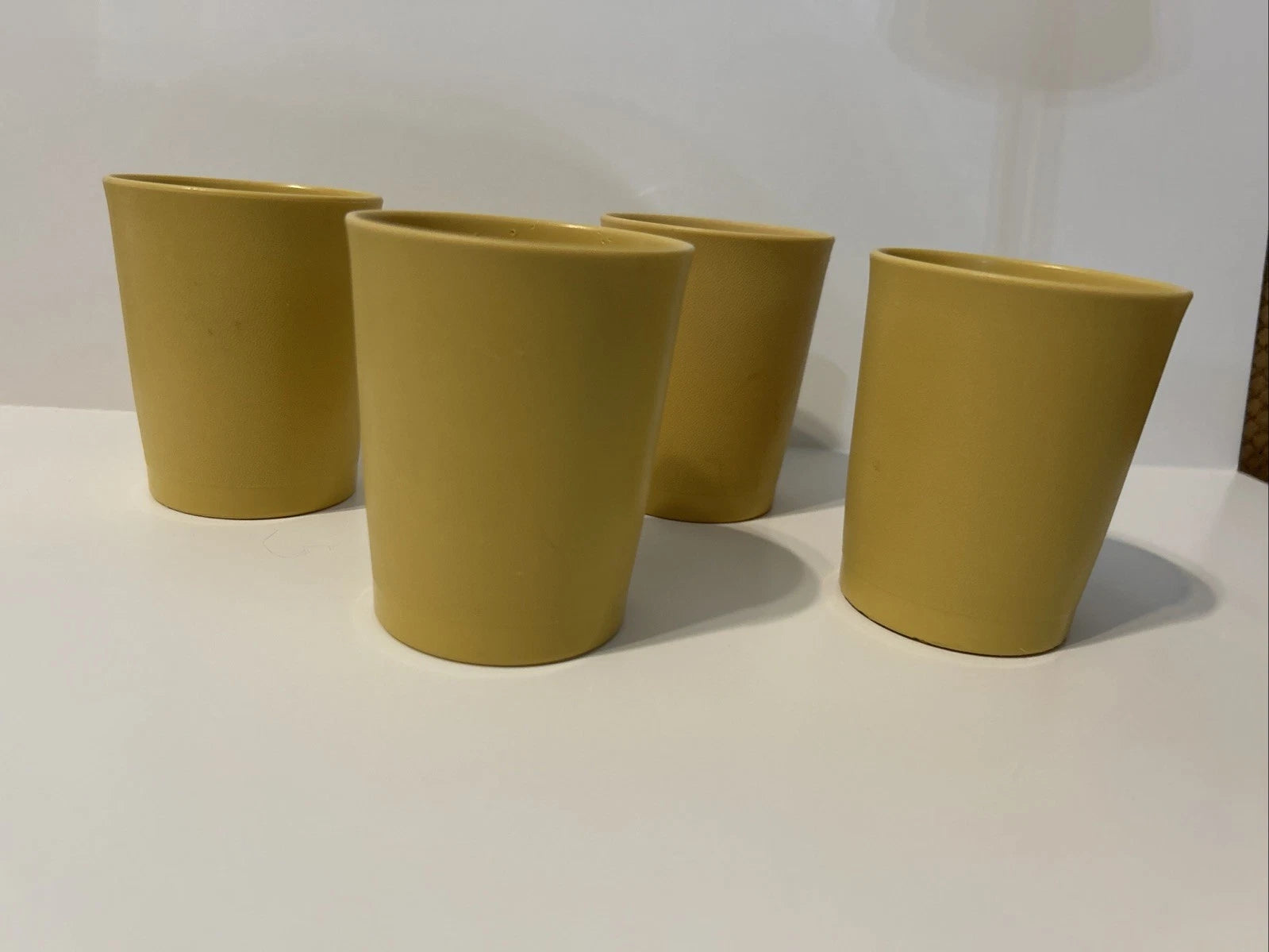 Vintage Tupperware Tumblers 6 oz. Juice Cups Harvest Gold #1251 - Set of 4 | eBay