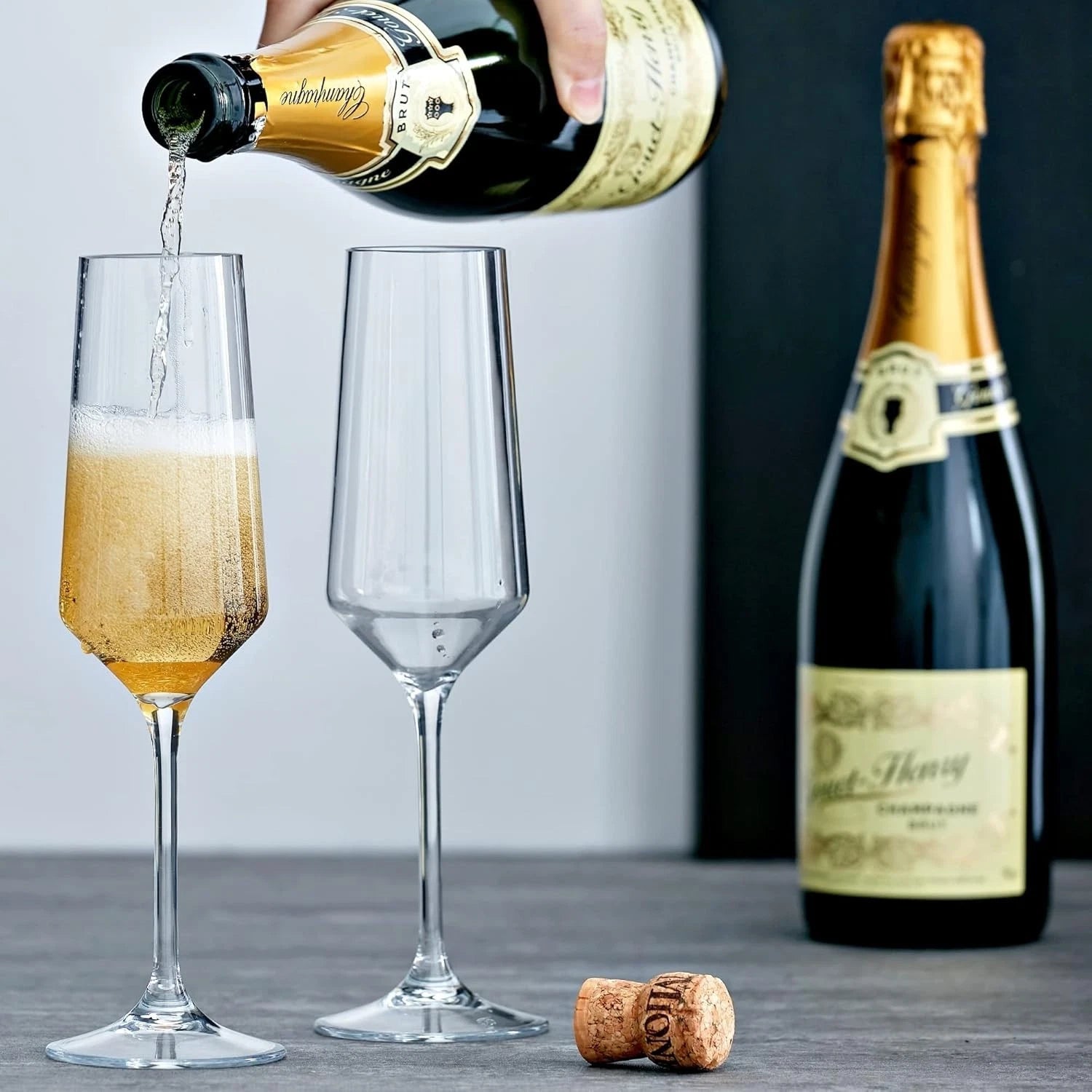 Stella 8oz Unbreakable Tritan Champagne Flutes Set of 6 BPA-Free Dishwasher Safe | eBay