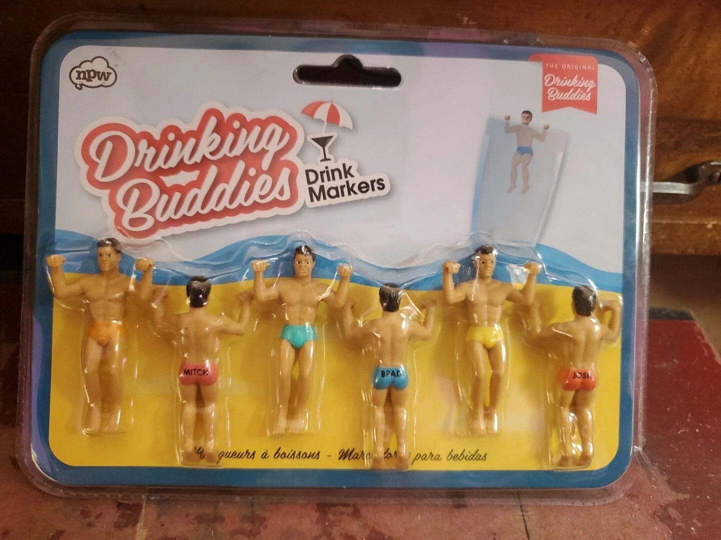 Drinking Buddies Drink Markers Set Of 6 New Sealed Package. DZ542 | eBay