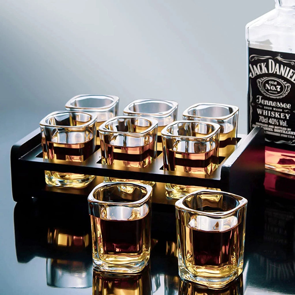 30 Pack Heavy Base Shot Glasses Bulk, 2.2 Oz Square Shot Glasses Set | eBay