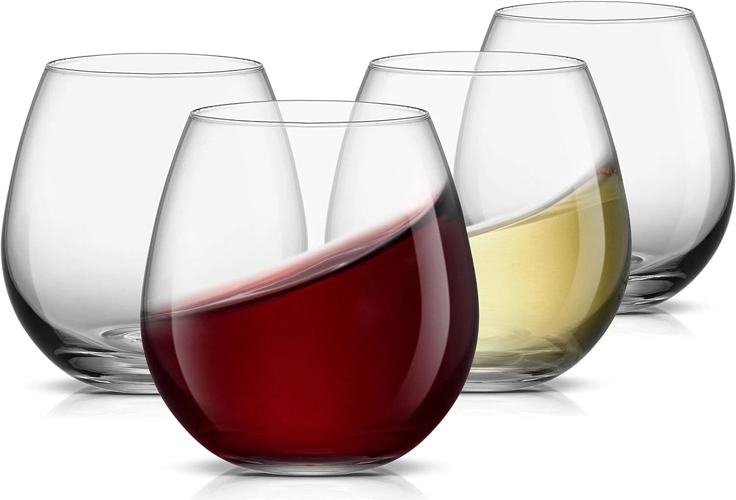 Spirits Stemless Wine Glasses for Red or White Wine (Set of 4)-15-Ounces | eBay
