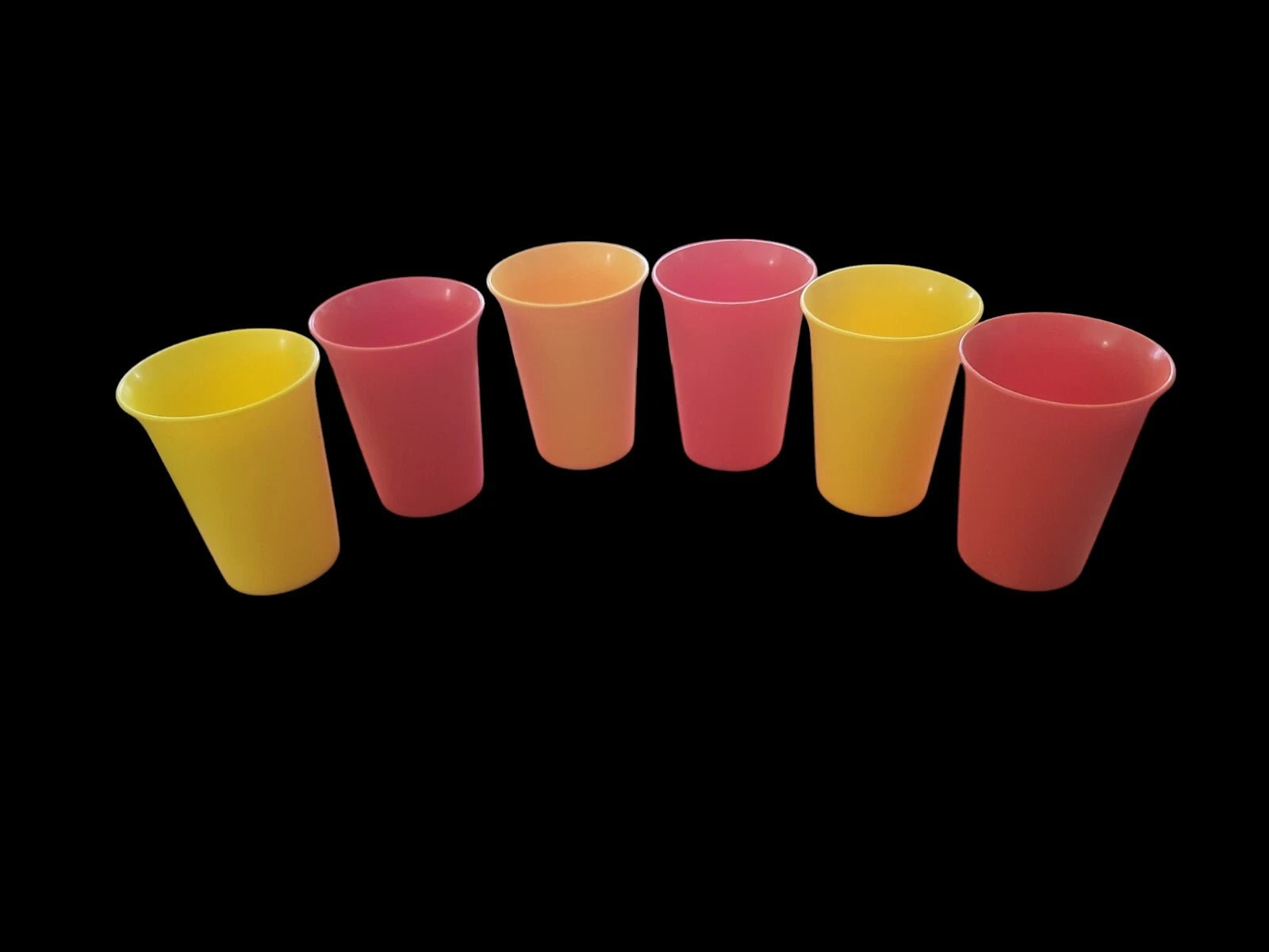Set of 6 Vintage Tupperware Classic Kids Bell Tumblers 7oz Cups | eBay