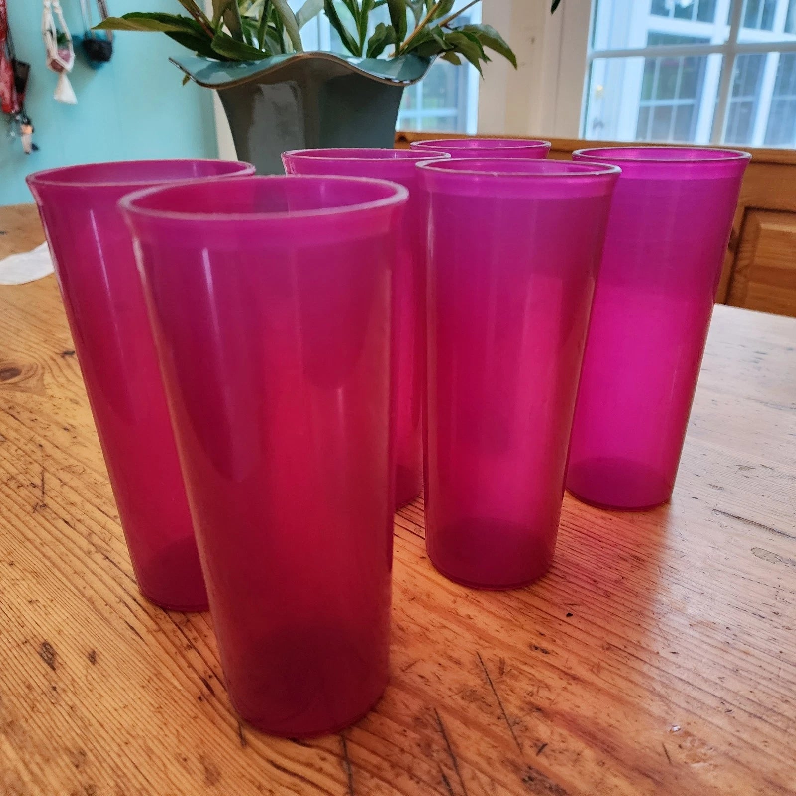 Tupperware Tumblers Plum-color Set of Six Pre-owned Great Condition | eBay