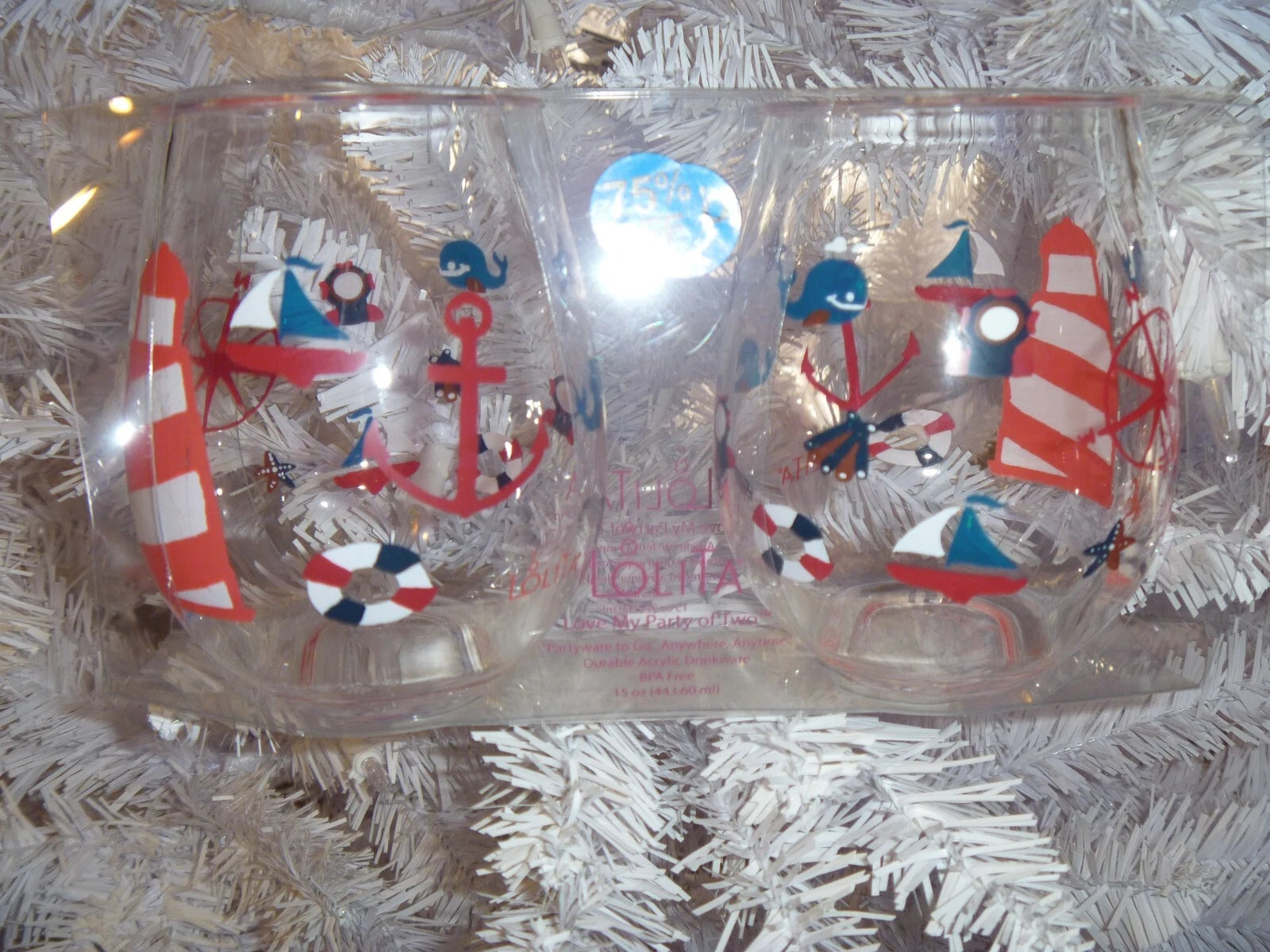 Lolita Acrylic Drinkware "Love My Party of Two" + 6 neoprene Drink Cup Coolers | eBay