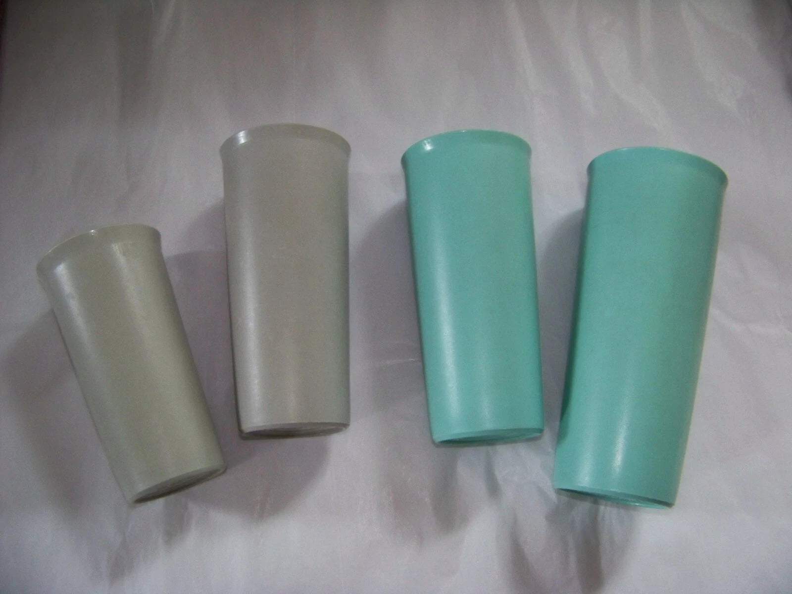 4 pcs. Vintage Tupperware #115 #107. Tumblers Cups Glasses 5-6.5" Tall | eBay