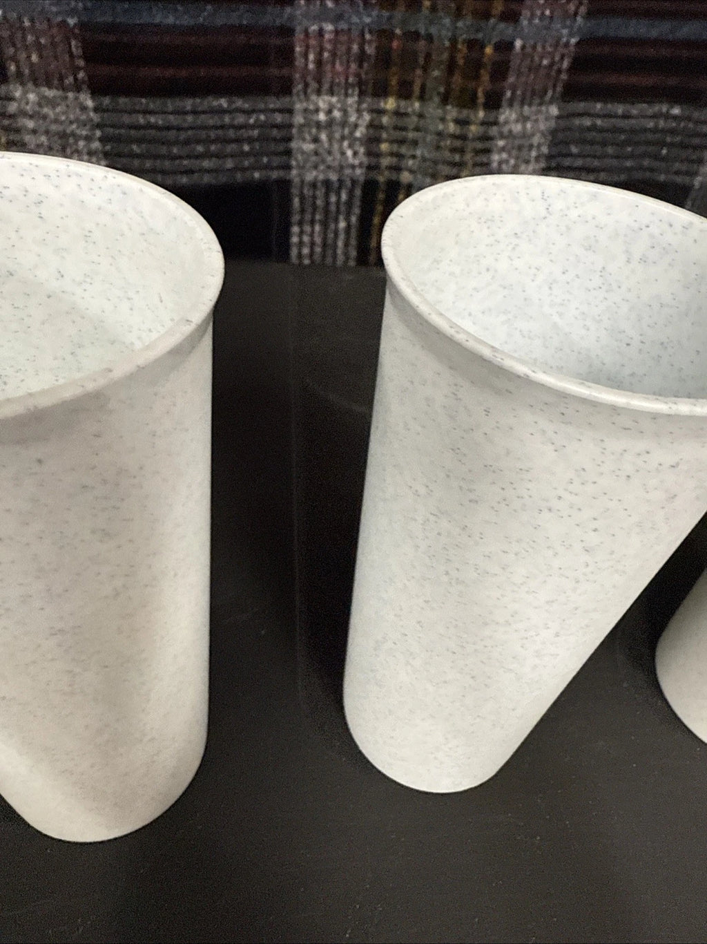 NEW OLD STOCK Tupperware Speckled Fireworks Tumblers 12 oz Cups Set of 4 Vintage | eBay