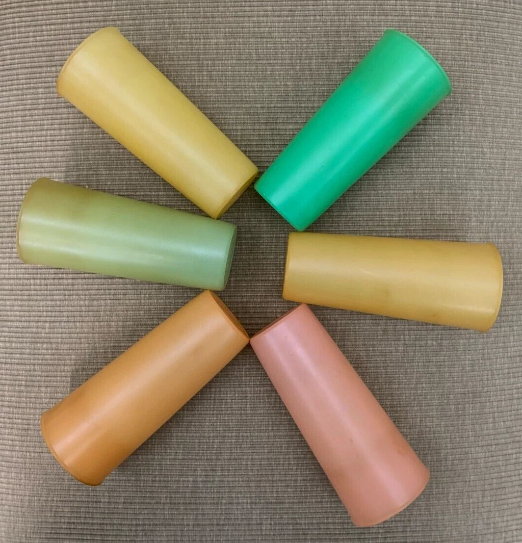 6 RETRO 1970s Vintage TUPPERWARE 16 oz Tall Plastic Cups Tumblers Kitchen Kitsch | eBay
