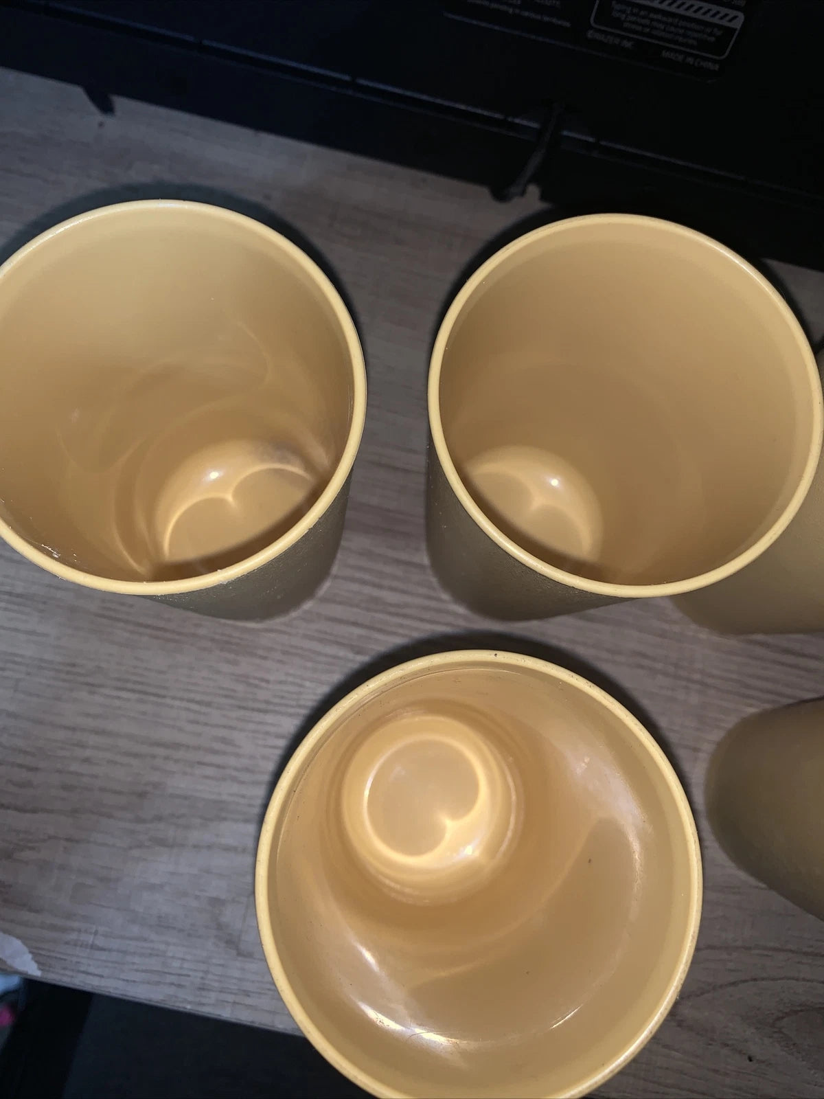 Tupperware Tumblers Set of 6 Harvest Gold 873 Vintage 1970s 12 oz #873-38 | eBay