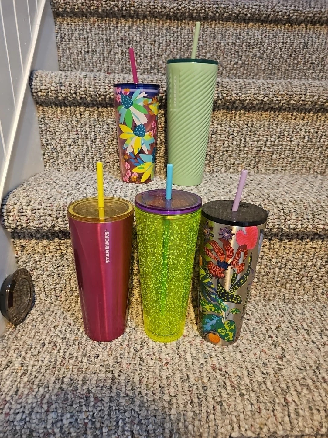 Starbucks Tumbler Cup Lot Of 6 24oz / 16oz 2019-2022 Collectible | eBay
