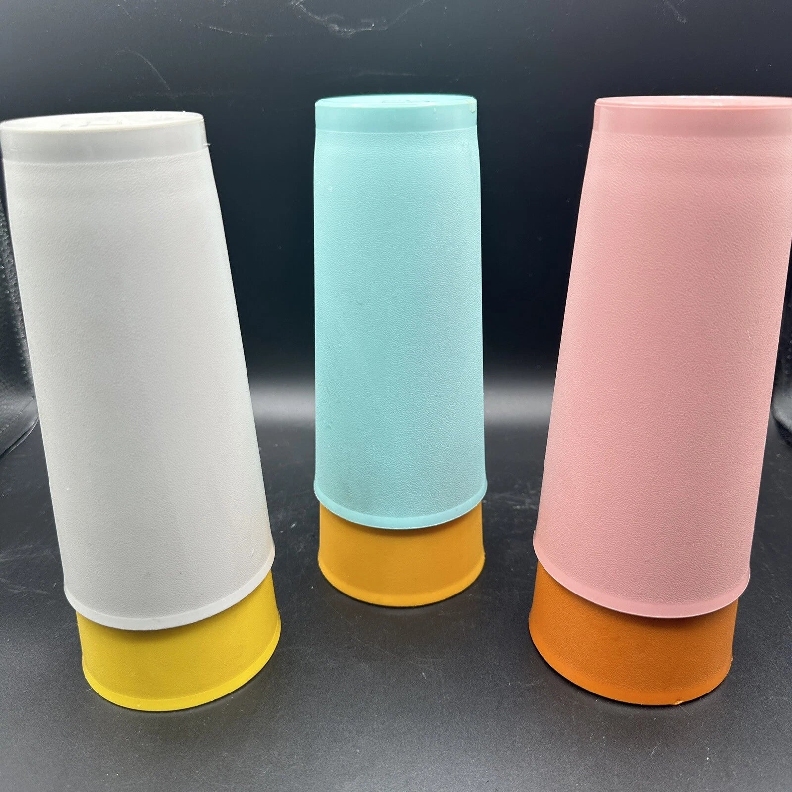 Vtg Tupperware Tumblers #1348 Pastel Fall Autumn Harvest Colors 18 oz Set of 6 | eBay