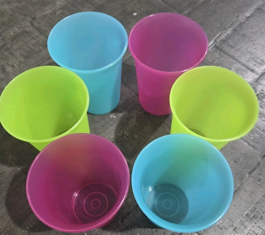 Vintage Tupperware 7 oz Nesting Bell Tumbler Cups #109-38 & #109-34 Lot of 6 | eBay