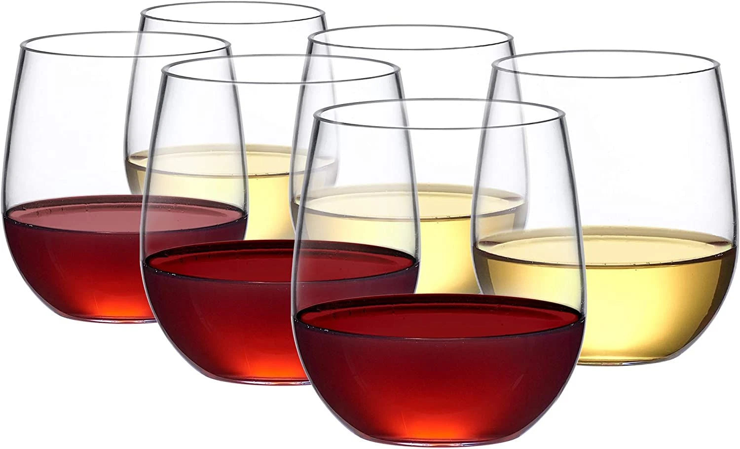 Amazing Abby - Cindy - 14-Ounce Unbreakable Tritan Wine Glasses (Set of Clear | eBay