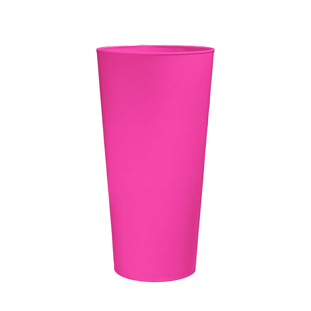 Pack of 6 Colour Pint Cups Reusable Plastic - 1 pint 568ml Dishwasher Safe | eBay