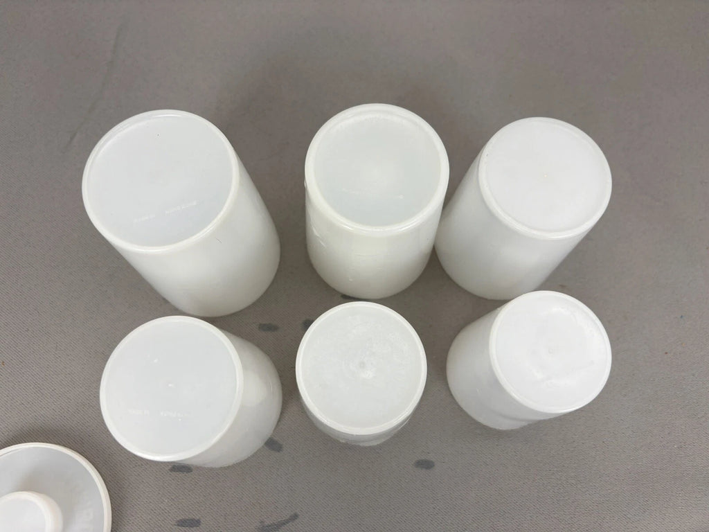 6 piece Plastic Nesting Nested Tumbler Cups Set w/ Pill Container in Storage Lid | eBay
