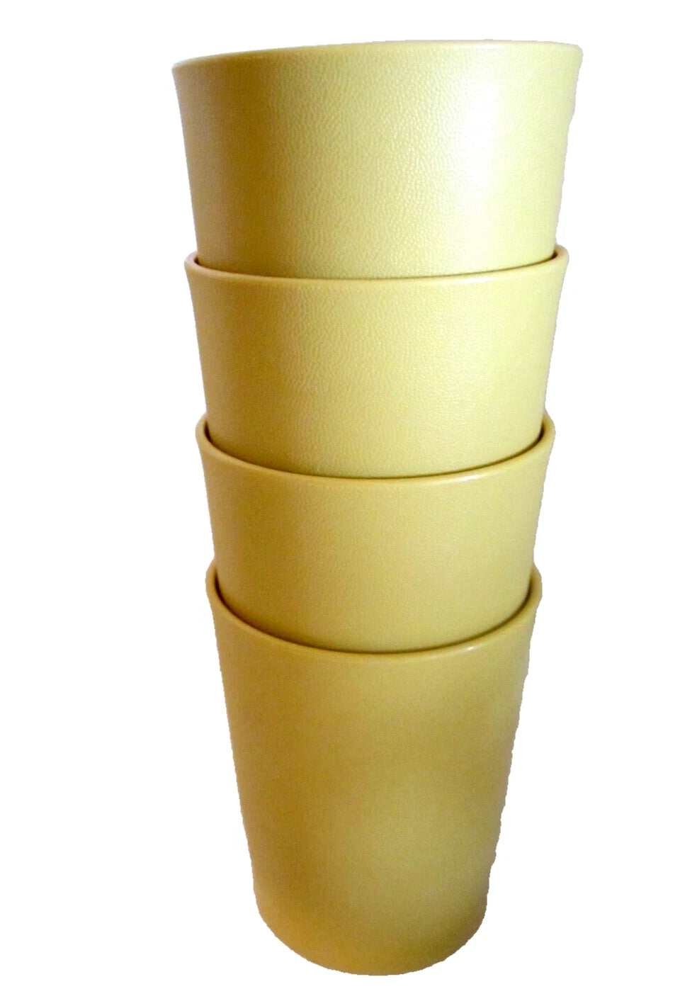 Tupperware 6 oz. Kids' Juice Cups Tumblers #1251 Set of 4 Vintage Gold Yellow | eBay
